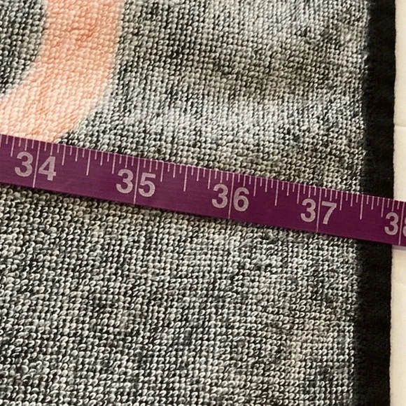 Bloomingdale’s Bloomie’s Multicolored Graphic Cotton Large Beach Bath Towel Peru - Picture 6 of 8